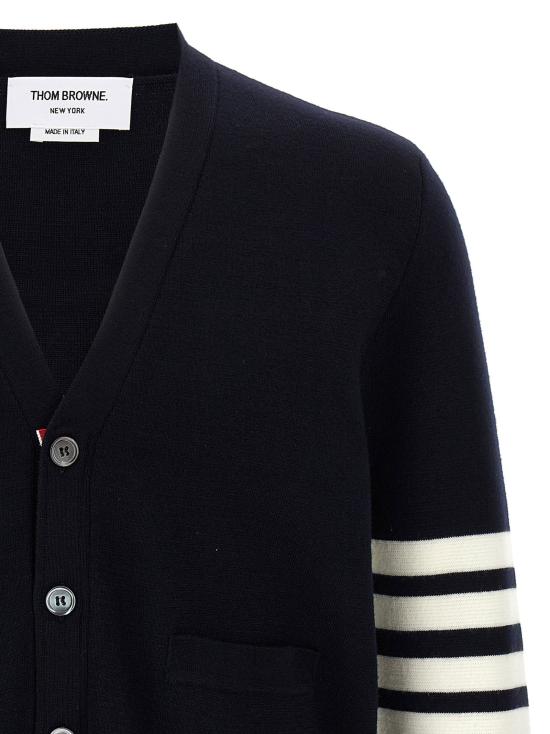  톰브라운 가디건 LDMKC160A00014415 BLACK - THOM BROWNE