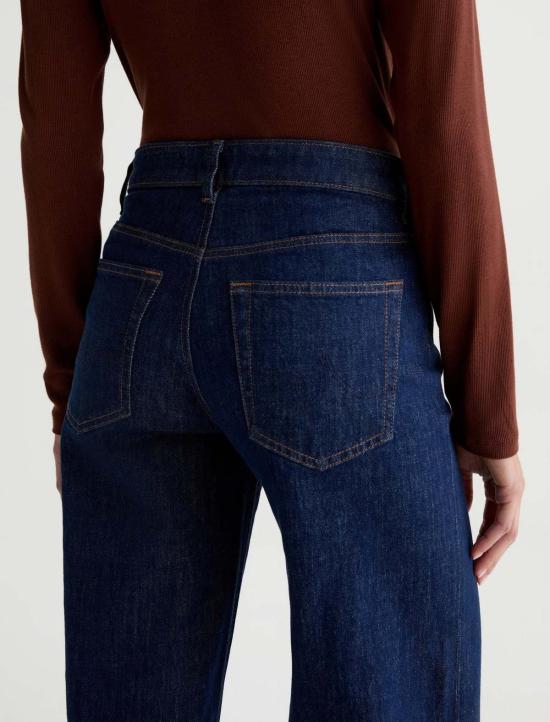 아드리아노 골드슈미드 데님 팬츠 Ag Jeans Saige 와이드 레그 진 - ADRIANO GOLDSCHMIED