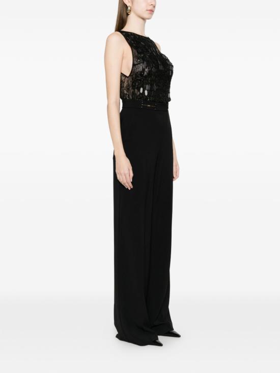  엘리자베타프랜치 수트 팬츠 TU06662E2110 P26 BLACK - ELISABETTA FRANCHI