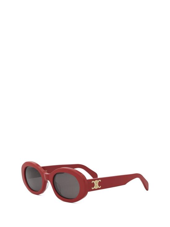 26FW 셀린느 트리옹프 01 오벌 아세테이트 선글라스 CL40194U 68A RED - CELINE