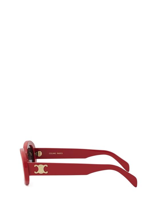 26FW 셀린느 트리옹프 01 오벌 아세테이트 선글라스 CL40194U 68A RED - CELINE