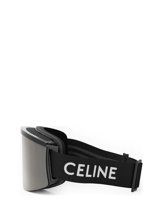 26FW 셀린느 쉴드 스키 마스크 고글 CL40302U 01C BLACK - CELINE
