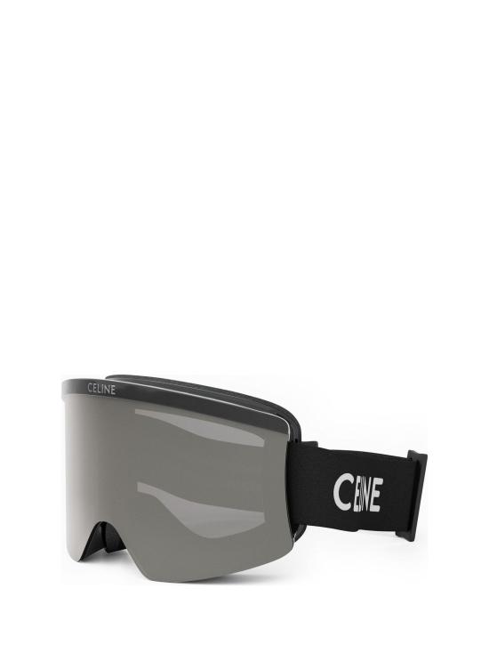 26FW 셀린느 쉴드 스키 마스크 고글 CL40302U 01C BLACK - CELINE