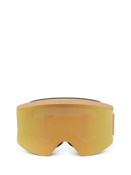 26FW 셀린느 스키 마스크 쉴드 고글 CL40302U 58C BROWN