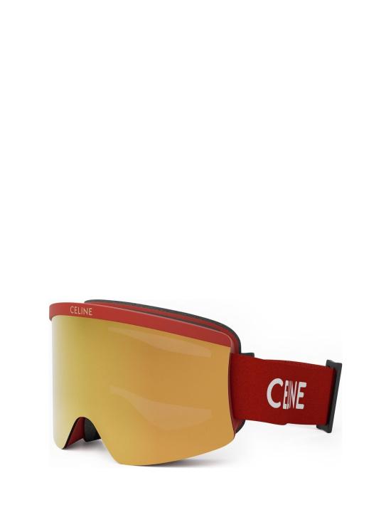 26FW 셀린느 스키 마스크 쉴드 고글 CL40302U 67C RED - CELINE