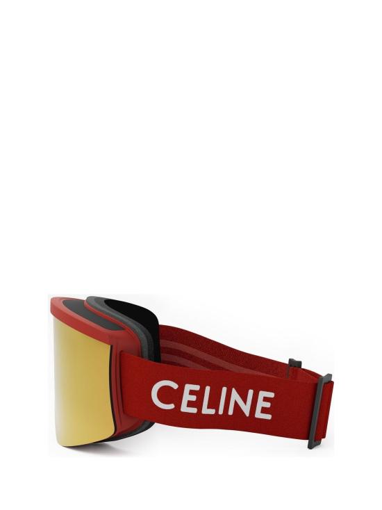26FW 셀린느 스키 마스크 쉴드 고글 CL40302U 67C RED - CELINE