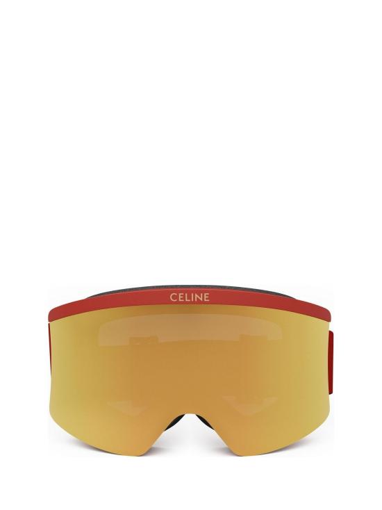26FW 셀린느 스키 마스크 쉴드 고글 CL40302U 67C RED