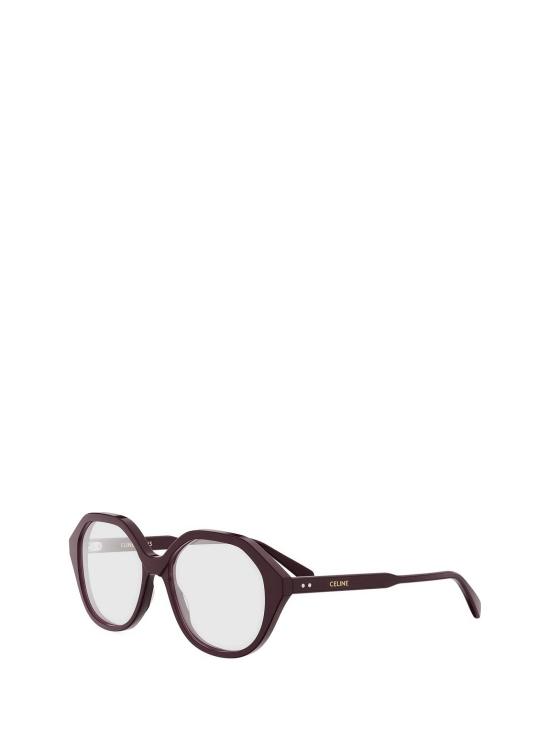 26FW 셀린느 틴 지오메트릭 아세테이트 안경테 CL50167I 048 BROWN - CELINE