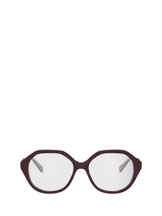 26FW 셀린느 틴 지오메트릭 아세테이트 안경테 CL50167I 048 BROWN