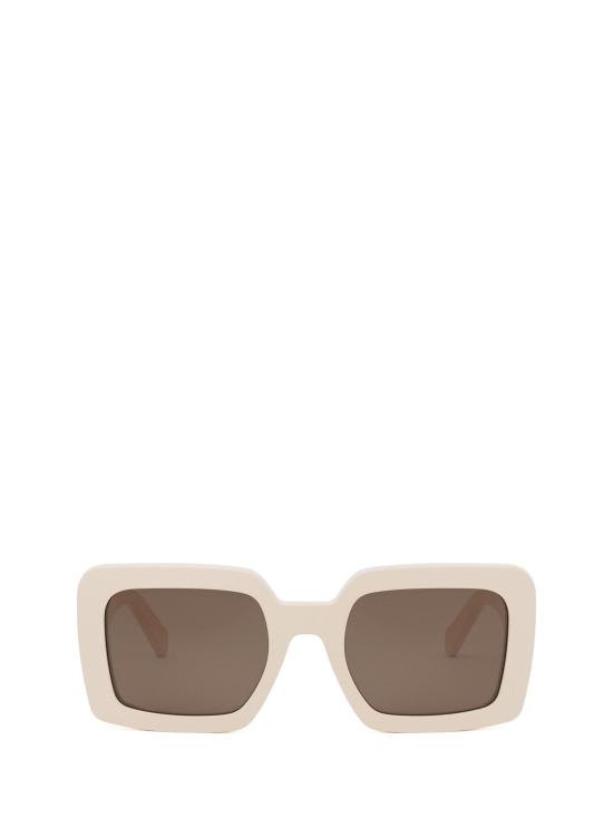 26FW 셀린느 트리옹프 13 스퀘어 아세테이트 선글라스 CL40304U 25E WHITE