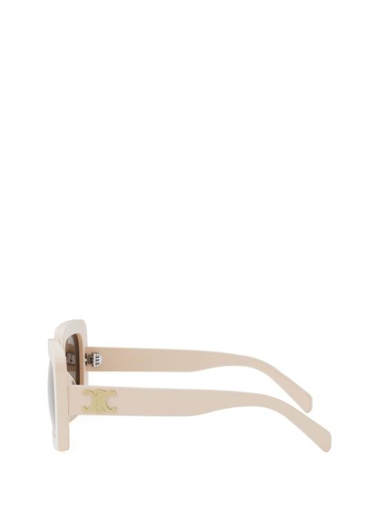26FW 셀린느 트리옹프 13 스퀘어 아세테이트 선글라스 CL40304U 25E WHITE - CELINE