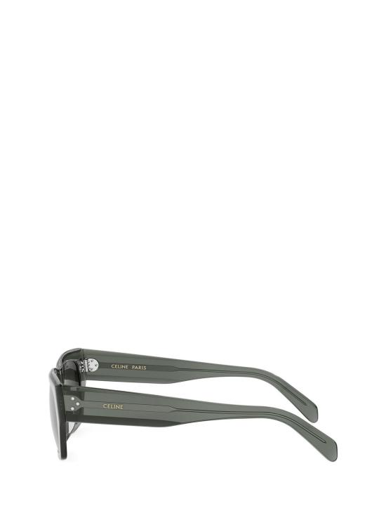 26FW 셀린느 3 도츠 HD 스퀘어 아세테이트 선글라스 CL40297U 93A GREEN - CELINE