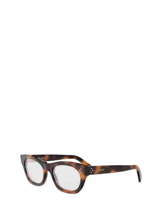 26FW 셀린느 3 도츠 아세테이트 안경테 CL50166I 053 HAVANA - CELINE