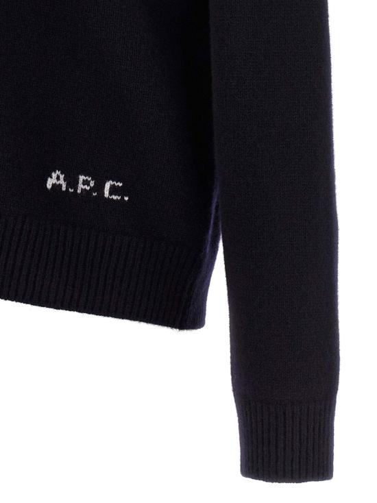  아페쎄 가디건 LDWOASWH22020IAK NAVY - A.P.C.