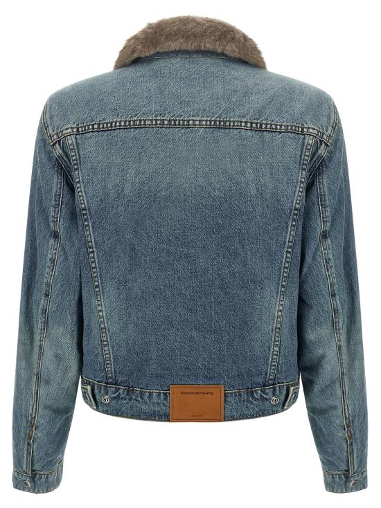 26FW 데님 X 알렉산더 왕 패딩 데님 재킷  재킷 블루 - DENIM X ALEXANDER WANG