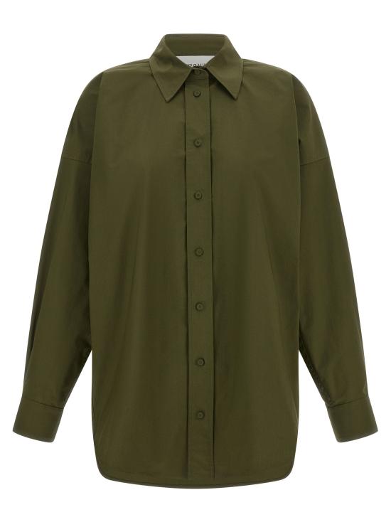26FW 아르마리움 블라우스/셔츠 엘사 셔츠와 블라우스 (녹색)