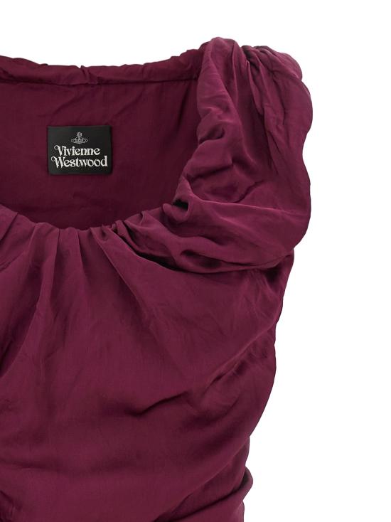 26FW 비비안웨스트우드 원피스 지니 드레스 보르도 - VIVIENNE WESTWOOD
