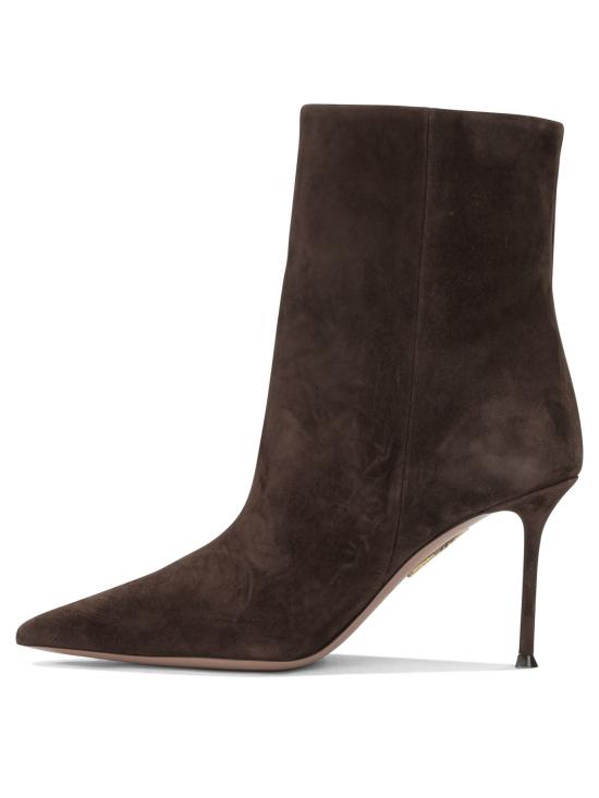 26FW 아쿠아주라 부츠 하퍼 85mm  및 앵클  브라운 - AQUAZZURA