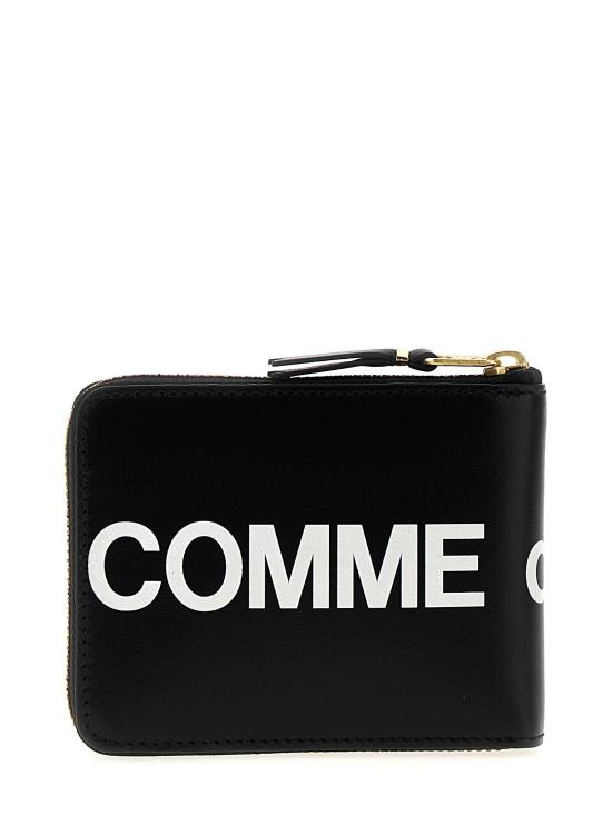 26FW 꼼데가르송 지갑 대형 로고  및 카드  (화이트/블랙) - COMME DES GARCONS