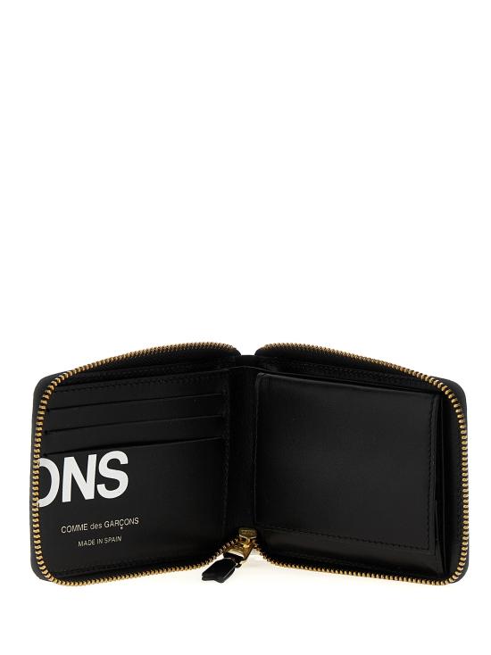 26FW 꼼데가르송 지갑 대형 로고  및 카드  (화이트/블랙) - COMME DES GARCONS