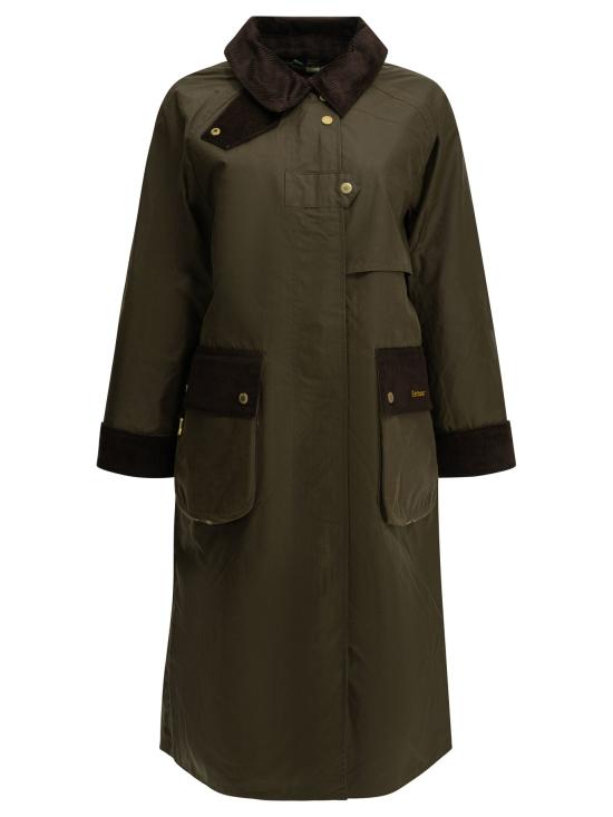 26FW 바버 아우터 커클리스 재킷 및 코트 브라운