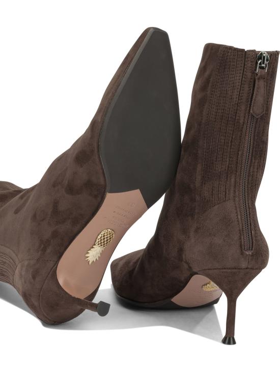 26FW 아쿠아주라 부츠 생토노레 65mm  및 앵클  브라운 - AQUAZZURA