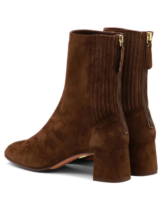 26FW 아쿠아주라 부츠 생트 오노레 50mm  및 앵클  브라운 - AQUAZZURA