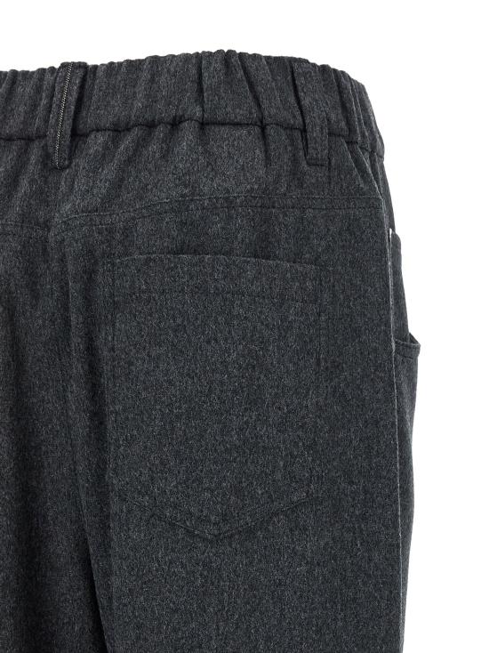  브루넬로 쿠치넬리 팬츠 LDMP549P9148C2345 CHARCOAL - BRUNELLO CUCINELLI