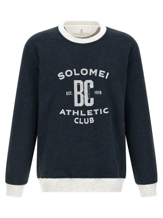  브루넬로 쿠치넬리 탑 LDMR8313380GCD649 NAVY