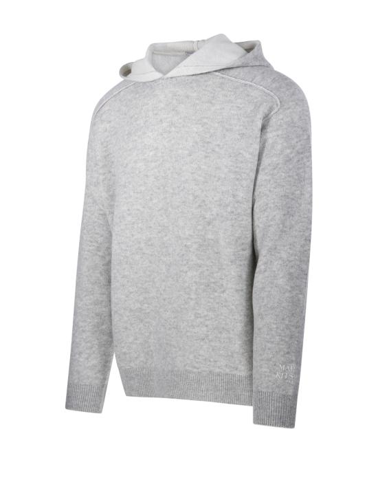 26FW 메종키츠네 후드 티셔츠 MRMKJ18KT1231 H120 LIGHT GREY MELANGE - MAISON KITSUNE
