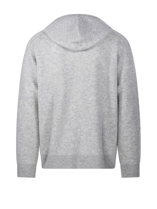 26FW 메종키츠네 후드 티셔츠 MRMKJ18KT1231 H120 LIGHT GREY MELANGE - MAISON KITSUNE