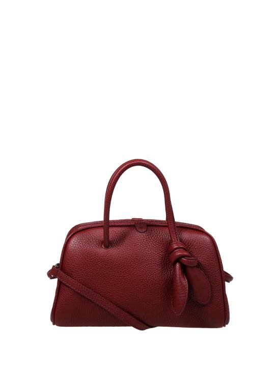 26FW 자크뮈스 TURISMO 투리스모 소프트 스몰 볼링 토트벡 BAW00416AC03A03 490 BURGUNDY