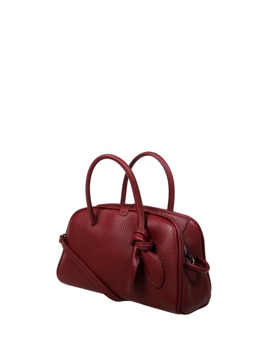 26FW 자크뮈스 TURISMO 투리스모 소프트 스몰 볼링 토트벡 BAW00416AC03A03 490 BURGUNDY - JACQUEMUS