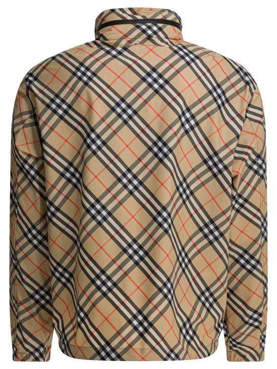 26SS 버버리 체크 나일론 바람막이 자켓 8121319 Beige - BURBERRY