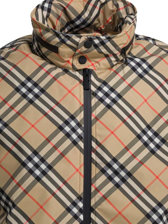 26SS 버버리 체크 나일론 바람막이 자켓 8121319 Beige - BURBERRY