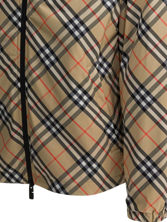 26SS 버버리 체크 나일론 바람막이 자켓 8121319 Beige - BURBERRY