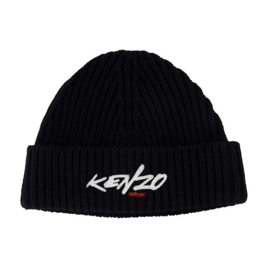  겐조 모자 나일론 비니 블랙 - KENZO