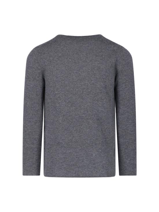 26FW 꼼데가르송 플레이 레드 하트 크루넥 스웨터 AX N068 051 3 GREY - COMME DES GARCONS
