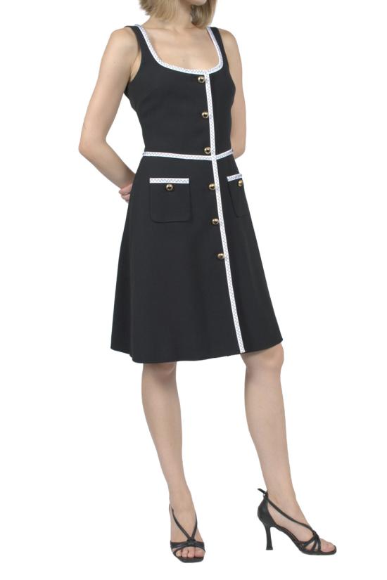 26SS 모스키노 원피스 EJ0421 5517 555 Black - MOSCHINO