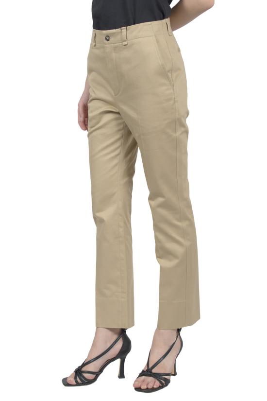 26SS 생로랑 코튼 드릴 스트레이트 레그 팬츠 786680 Y1A62 2965 Beige - SAINT LAURENT