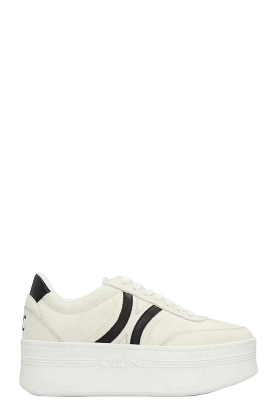 26FW 셀린느 블록 스니커즈 백 트리옹프 앤 웨지 아웃솔 365215189C01LN Bianco