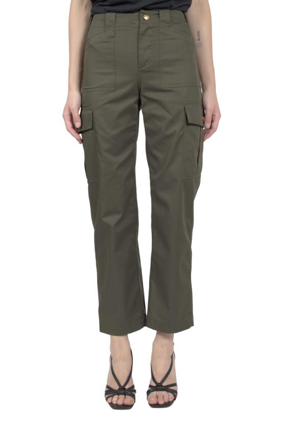 26SS 셀린느 팬츠 2Z464004N 10MU Dark green