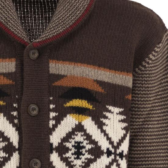 26FW 페이 니트웨어 MMMC1532770YTY BROWN - FAY