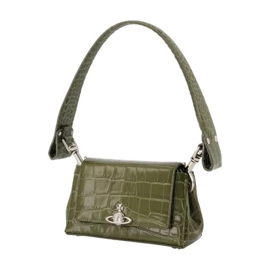 26FW 비비안웨스트우드 헤이즐 스몰 핸드백 4603000WW L0098 M404 KHAKI - VIVIENNE WESTWOOD