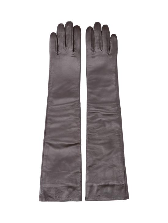 26FW 더프랭키샵 장갑 VENETO LONG LEATHER GLOVES DARK BROWN