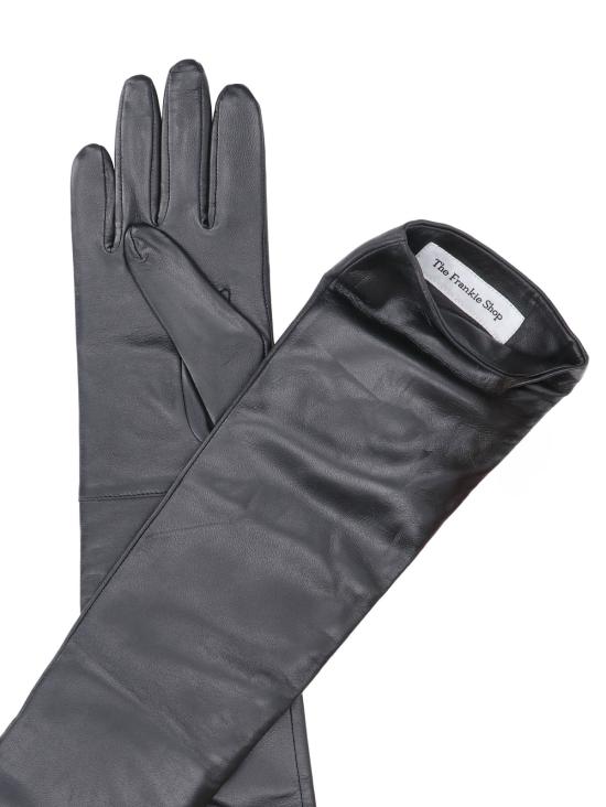 26FW 더프랭키샵 장갑 VENETO LONG LEATHER GLOVES BLACK - THE FRANKIE SHOP