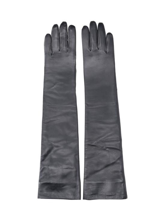 26FW 더프랭키샵 장갑 VENETO LONG LEATHER GLOVES BLACK