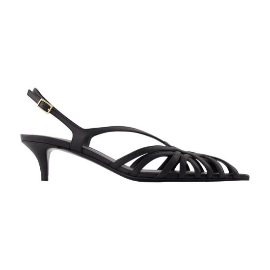 26FW 발망 샌들 HN0UK301LVIT 0PA BLACK