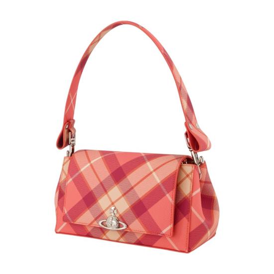 26FW 비비안웨스트우드 오르브 엠보싱 카프스킨 토트백 4602000WW S002L G201 PINK - VIVIENNE WESTWOOD