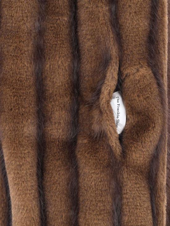 26FW 더프랭키샵 머플러/스카프 CIASA FAUX FUR SCARF BROWN - THE FRANKIE SHOP
